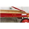 Image 2 : Jetliner 38 Nylon Bearings Red Wagon with Wood Bed and Red Handle