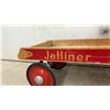 Image 3 : Jetliner 38 Nylon Bearings Red Wagon with Wood Bed and Red Handle