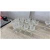 Image 2 : Large Collection of Assorted Clear Cut / Crystal Glass Stemware Including Goblets, Flutes, Tumblers