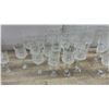 Image 3 : Large Collection of Assorted Clear Cut / Crystal Glass Stemware Including Goblets, Flutes, Tumblers