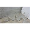 Image 5 : Large Collection of Assorted Clear Cut / Crystal Glass Stemware Including Goblets, Flutes, Tumblers