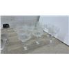 Image 6 : Large Collection of Assorted Clear Cut / Crystal Glass Stemware Including Goblets, Flutes, Tumblers
