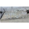 Image 9 : Large Collection of Assorted Clear Cut / Crystal Glass Stemware Including Goblets, Flutes, Tumblers