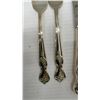 Image 5 : International Silver Company "Adoration" Silverplate Flatware Set in Wooden Case
