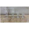 Image 4 : Crystal / Cut Glass, Pitchers, Decanters, Bowls, Candlesticks