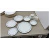 Image 15 : Royal Albert "Memory Lane" Bone China Dinner and Tea Service, 1965, Blue Floral With Gold Trim