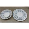 Image 16 : Royal Albert "Memory Lane" Bone China Dinner and Tea Service, 1965, Blue Floral With Gold Trim