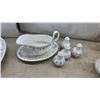 Image 7 : Royal Albert "Memory Lane" Bone China Dinner and Tea Service, 1965, Blue Floral With Gold Trim
