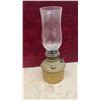 Image 11 : Antique Kerosene Parlor Lamps with Etched Chimneys, Set of 4
