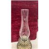 Image 15 : Antique Kerosene Parlor Lamps with Etched Chimneys, Set of 4