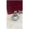 Image 3 : Aladdin railroad caboose oil lamps x2, street lantern, and Metal kerosene lamps x2