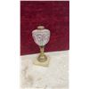 Image 16 : Collection of 7 Antique Pressed Glass Oil Lamps