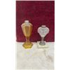 Image 5 : Collection of 7 Antique Pressed Glass Oil Lamps