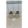 Image 1 : 2 two-toned stoneware finger crocks
