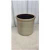 Image 2 : Set of Four Crocks with Brown Interior Glaze, Varying Sizes