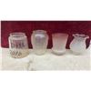 Image 4 : Glass Lamp Shades- Various Size, Shape and Colors