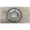 Image 2 : Old English Production Mayor Stephen Juba Winnipeg Silver Plate and Frosted Tulip Glass Tray