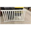 Image 5 : Elfe Juvenile Products White Wooden Baby Crib with Arched Headboard, Metal Mattress Support and