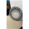 Image 5 : Snowy Holiday Village with Lights and Music and Silver Sequin Wreath