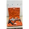Image 1 : Paslode FCS200 2-in-1 Flooring Stapler/Nailer Kit with Mallet and Accessories in Case. Latches