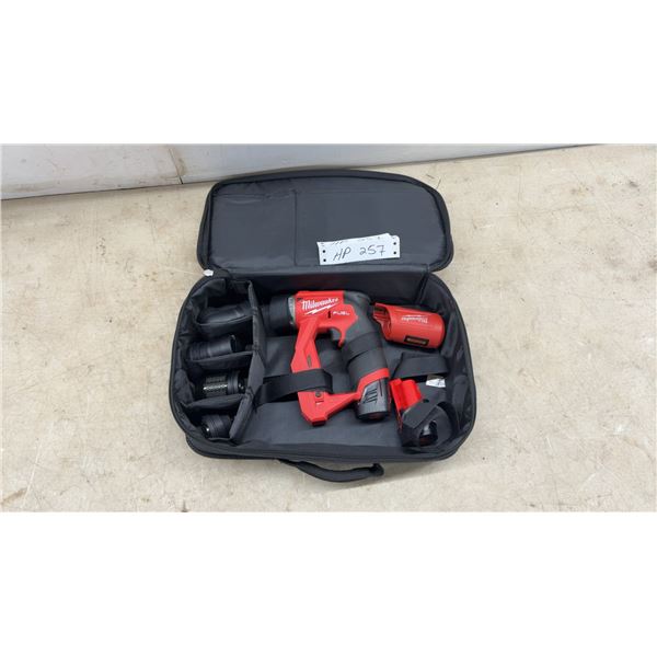 New Milwaukee M12 FUEL 2505-20 3/8” Installation Drill Driver Kit With 2 Batteries, Heads, Case
