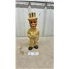 Image 1 : Vintage 1940s Charlie McCarthy Chalkware Carnival Doll Prize, 15” Tall
