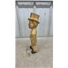 Image 6 : Vintage 1940s Charlie McCarthy Chalkware Carnival Doll Prize, 15” Tall