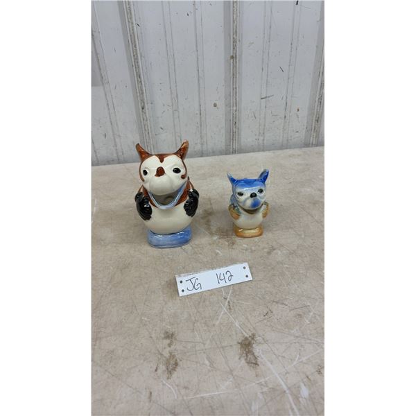 2 Vintage 1940s Mickey Mouse Creamers Made In Japan