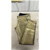 Image 2 : Box of clothes, could be used for Halloween. 2 Pairs of Gold Pants Olsen Europe Size L/14 and