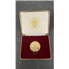 Image 4 : The 1984 Gold Plated Pope John Paul 11 (Joannes Paululs11). Canada Visit Commemorative Medal Sept.