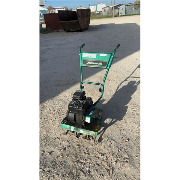 Landmark 4-18 Tiller with Briggs and Stratton 4 HP Engine (Runs Rough, Needs Plug)