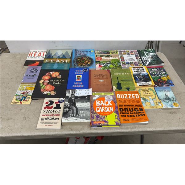 Lot of 27 Books: Born to Run, 21 Things, Academic Writing, Psychology of Music