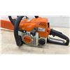 Image 3 : Stihl MS 170 Gas-Powered Chainsaw with New Carb, Extra Chain and More. Working