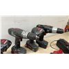 Image 2 : Craftsman 19.2V and 18.0V Cordless Drills, 2 19.2V Lights, 3 Chargers (Not Tested)