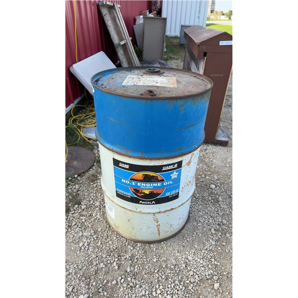 Empty 30 Gallon Oil Drum