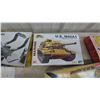 Image 4 : 6 Assorted Model Kits: OV-10A Bronco, Vampire FB.MK.V, U.S. M60A1, Spitfire FR.MK.XIVE, Corsair