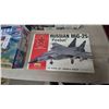 Image 2 : 6 model planes. 1/48 scale . Lindberg Russian MiG-25” Foxbat" Model Kit, Dornier Do 217E-5