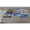 Image 1 : Lot of 6 Vintage 1/48 scale Model Kits: Italeri MiG-27 Flogger-D, F-16 BID Viper, Alpha Jet A/E