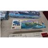 Image 7 : 6 model ships various scale Revell S-100 Class German Fast Attack Craft, Heller 1:400 Jeanne D'Arc