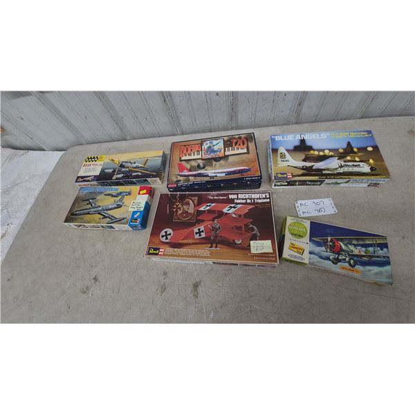 6 models Revell "Blue Angels" KC-130F Hercules, Revell "The Red Baron" Fokker Dr. I Triplane