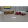 Image 1 : Ny-Lint No. 4400 Camper Pickup Truck, Red and White Pressed Steel, with Original Box. 13.6” early
