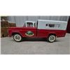 Image 2 : Ny-Lint No. 4400 Camper Pickup Truck, Red and White Pressed Steel, with Original Box. 13.6” early