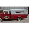 Image 5 : Ny-Lint No. 4400 Camper Pickup Truck, Red and White Pressed Steel, with Original Box. 13.6” early