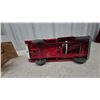 Image 9 : Ny-Lint No. 4400 Camper Pickup Truck, Red and White Pressed Steel, with Original Box. 13.6” early