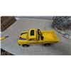 Image 5 : Tonka #2525 Mighty Pickup Truck with Roll Bar, Yellow with Multicolor Stripes, Late 1970s. 15.6”