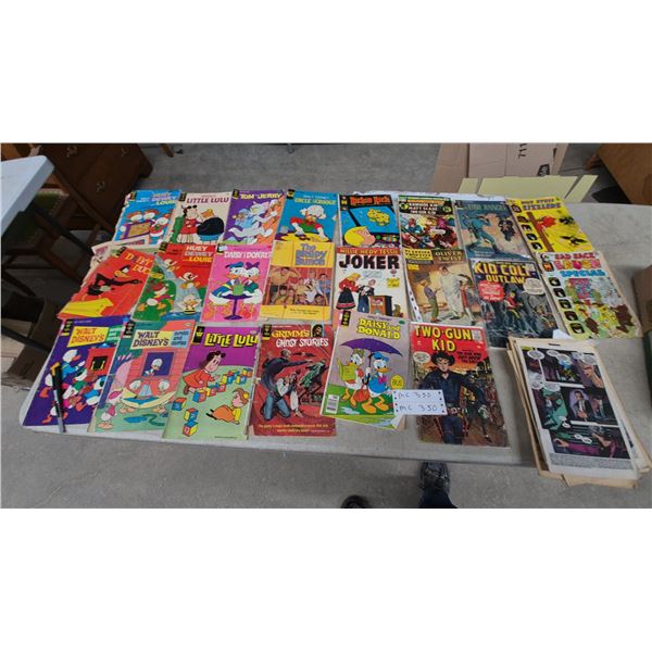 28 Vintage 1960s-1970s Gold Key, Dell, and Marvel Comics: Disney, Little Lulu, Kid Colt