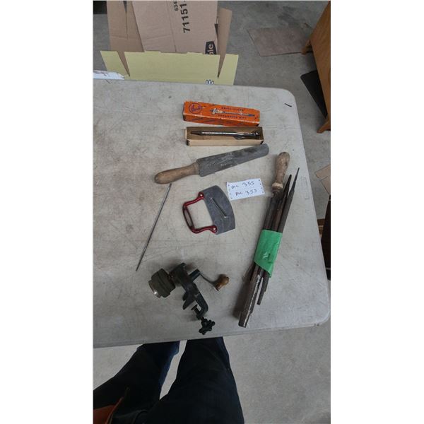 Snell-Clark Expansive Bits in Original Package. Tomatoes cutter files. Grinder