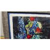 Image 3 : Original Floral Still Life Painting by Saskatchewan Artist S.F. Stephen in Rustic Wood Frame.