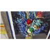 Image 4 : Original Floral Still Life Painting by Saskatchewan Artist S.F. Stephen in Rustic Wood Frame.