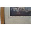 Image 4 : Framed Canadian Pacific Print "Banff Springs Hotel and Bow River Valley" by L. Richmond. 22”×26”